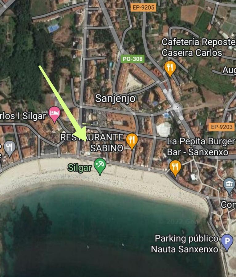 Apartamento Playa Silgar -50 M Playa Con 2 Garajes Y 3 Dormitorios ซันเชนโช ภายนอก รูปภาพ